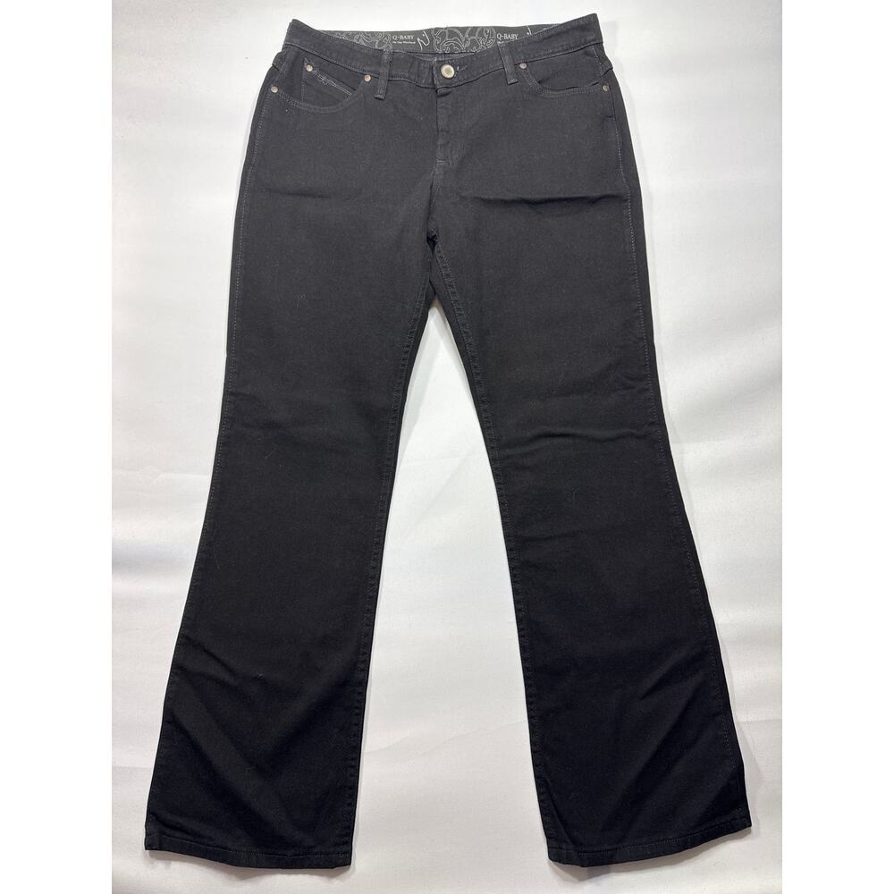 Wrangler Q-Baby Women's Bootcut Black  Jeans - Size 13/14x32‎ (35x32.5)*